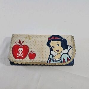 Loungefly Disney Blue and Yellow Striped Wallet